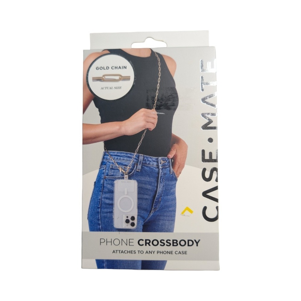 Cc4-N Case-Mate -‎ Crossbody Chain for Most Cell Phones - Gold